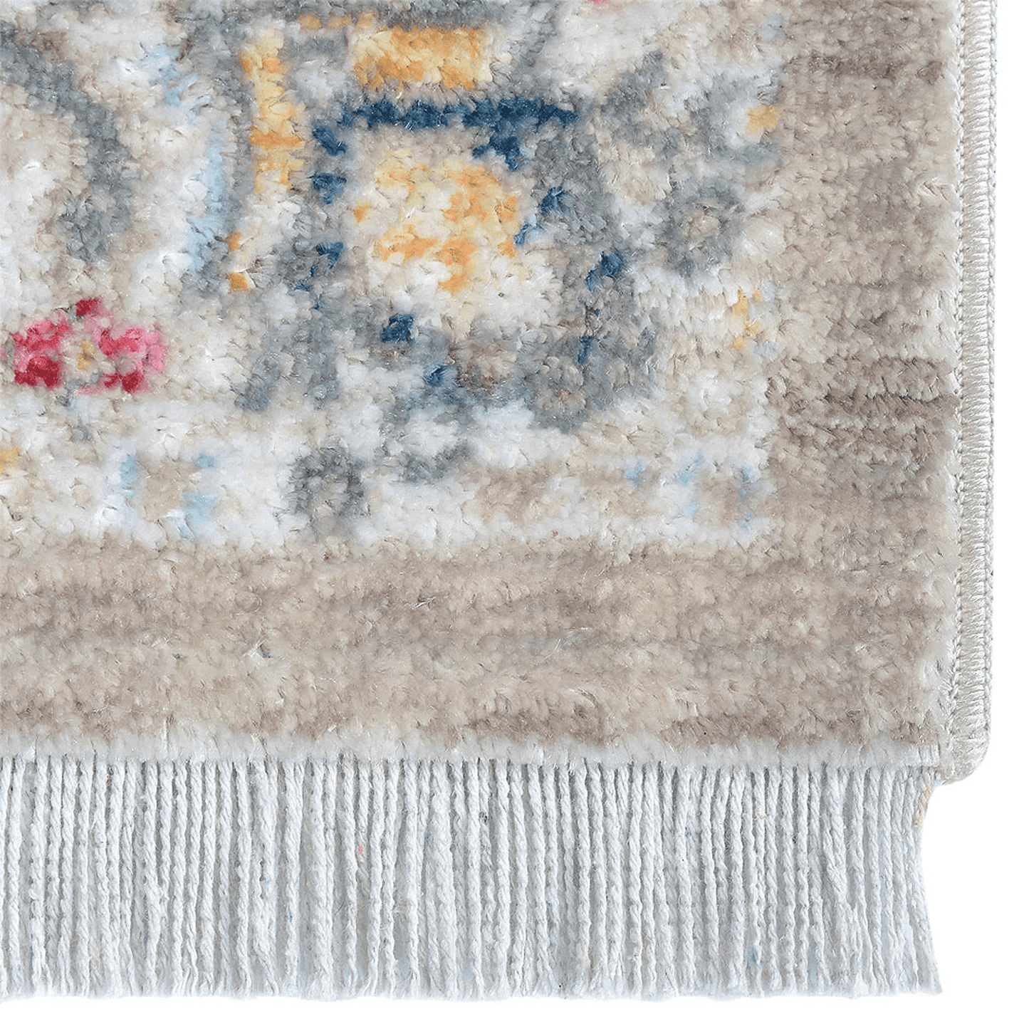 Rugsotic Machine Woven Crossweave Polyester Oriental Runner Rug 2'6''X9'10''