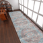 Rugsotic Machine Woven Crossweave Polyester Oriental Runner Rug 2'6''X9'10''