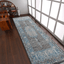 Rugsotic Machine Woven Crossweave Polyester Oriental Runner Rug 2'6''X9'10''