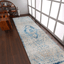 Rugsotic Machine Woven Crossweave Polyester Oriental Runner Rug 2'6''X9'10''