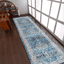 Rugsotic Machine Woven Crossweave Polyester Oriental Runner Rug 2'6''X9'10''