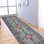 Rugsotic Machine Woven Crossweave Polyester Oriental Runner Rug 2'6''X9'10''