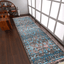 Rugsotic Machine Woven Crossweave Polyester Oriental Runner Rug 2'6''X9'10''