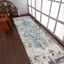 Rugsotic Machine Woven Crossweave Polyester Oriental Runner Rug 2'6''X9'10''