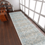 Rugsotic Machine Woven Crossweave Polyester Oriental Runner Rug 2'6''X9'10''