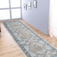 Rugsotic Machine Woven Crossweave Polyester Oriental Runner Rug 2'6''X9'10''