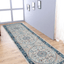 Rugsotic Machine Woven Crossweave Polyester Oriental Runner Rug 2'6''X9'10''