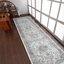 Rugsotic Machine Woven Crossweave Polyester Oriental Runner Rug 2'6''X9'10''