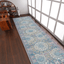 Rugsotic Machine Woven Crossweave Polyester Oriental Runner Rug 2'6''X9'10''
