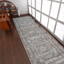 Rugsotic Machine Woven Crossweave Polyester Oriental Runner Rug 2'6''X9'10''
