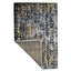 Rugsotic Abstract Ivory-Blue Machine Woven Runner Rug 3'2''X10'