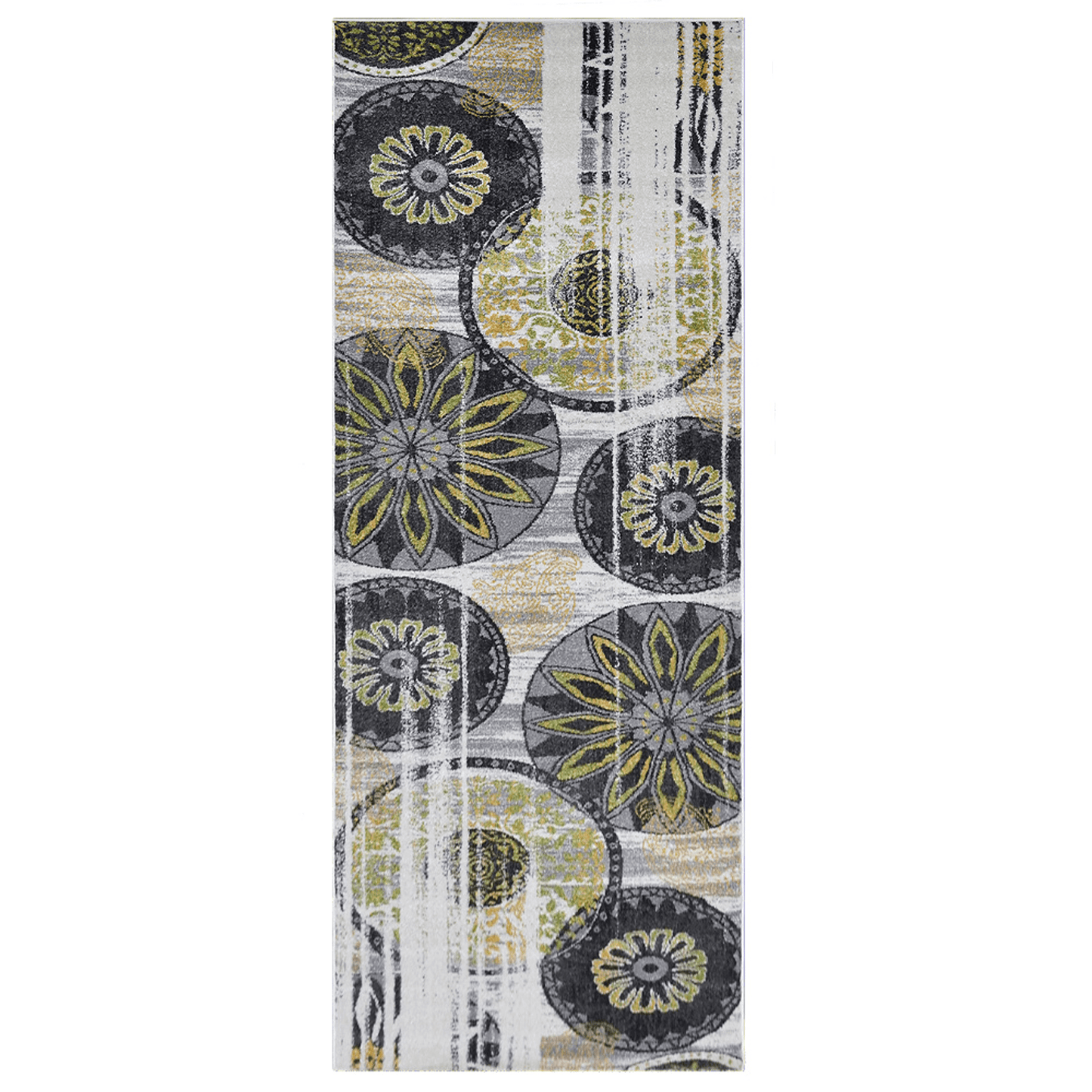 Rugsotic Carpets Machine Woven Heatset Polypropylene 3'2''x10' Runner Area Rug Contemporary