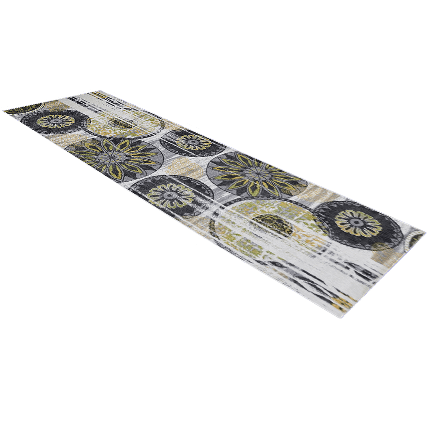 Rugsotic Carpets Machine Woven Heatset Polypropylene 3'2''x10' Runner Area Rug Contemporary