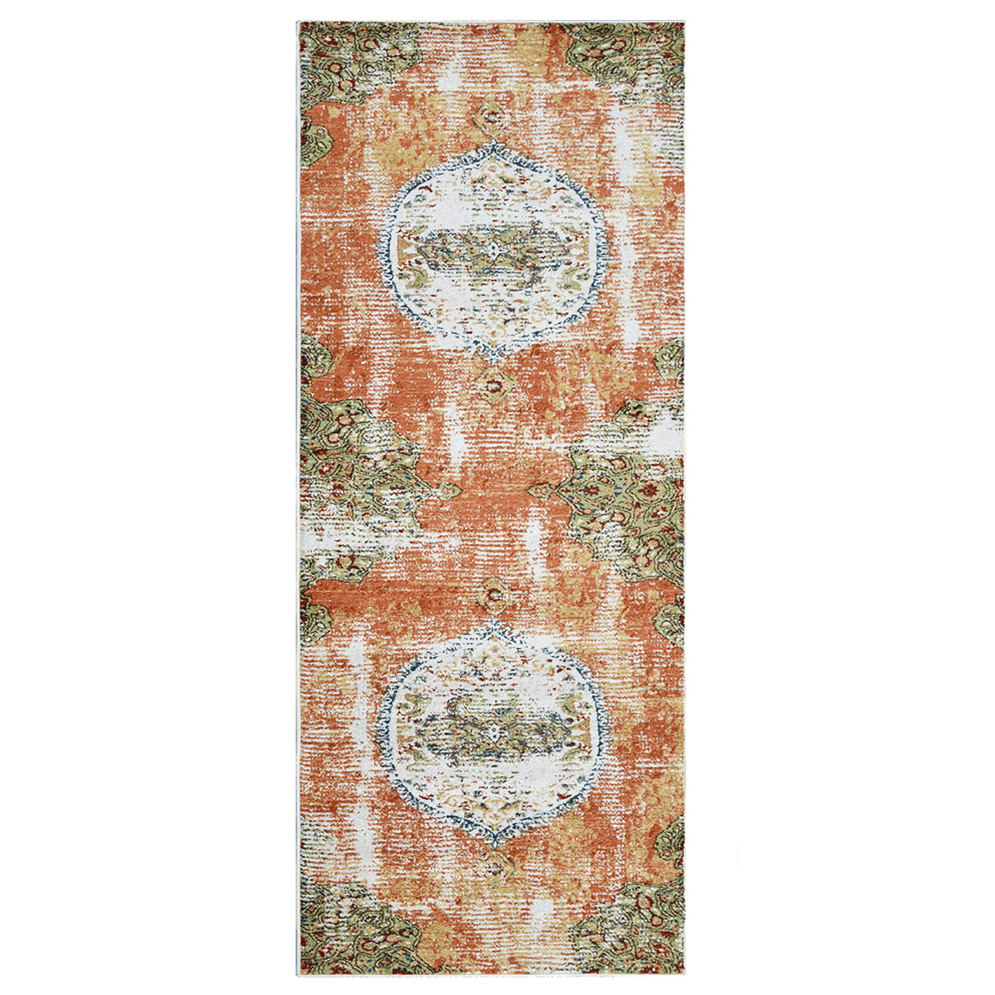 Rugsotic Carpets Machine Woven Heatset Polypropylene 3'2''x10' Runner Area Rug Oriental