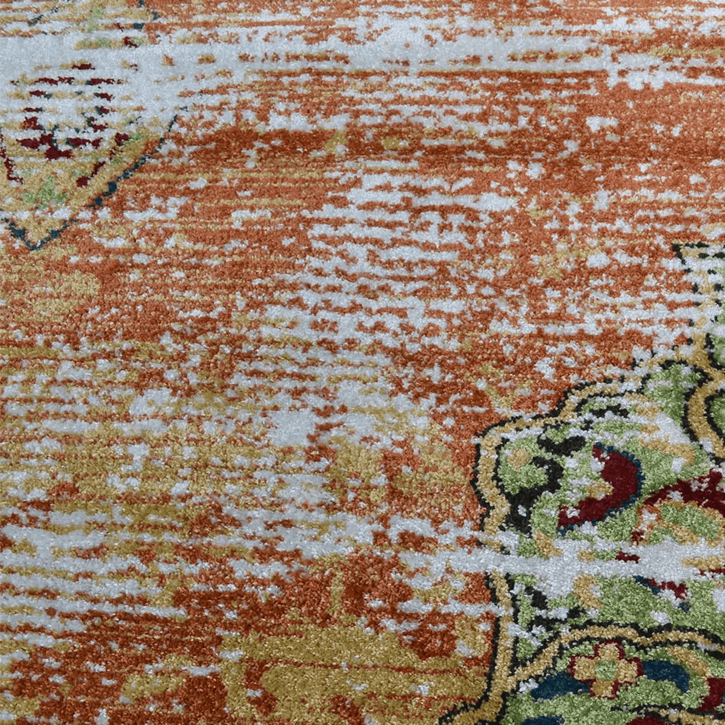 Rugsotic Carpets Machine Woven Heatset Polypropylene 3'2''x10' Runner Area Rug Oriental