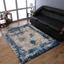 Rugsotic Carpets Machine Woven Oriental Area Rug In Beige And Blue