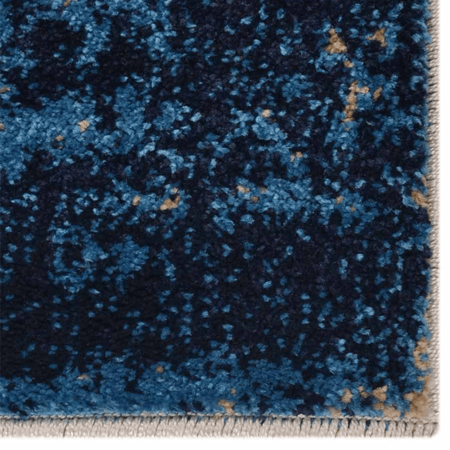 Rugsotic Carpets Machine Woven Oriental Area Rug In Beige And Blue