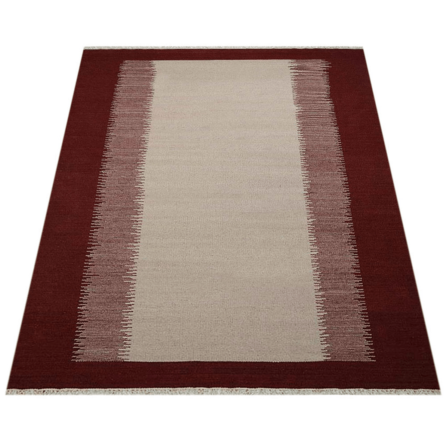 Rugsotic Carpets Hand Woven Flat Weave Kilim Wool Area Rug Contemporary