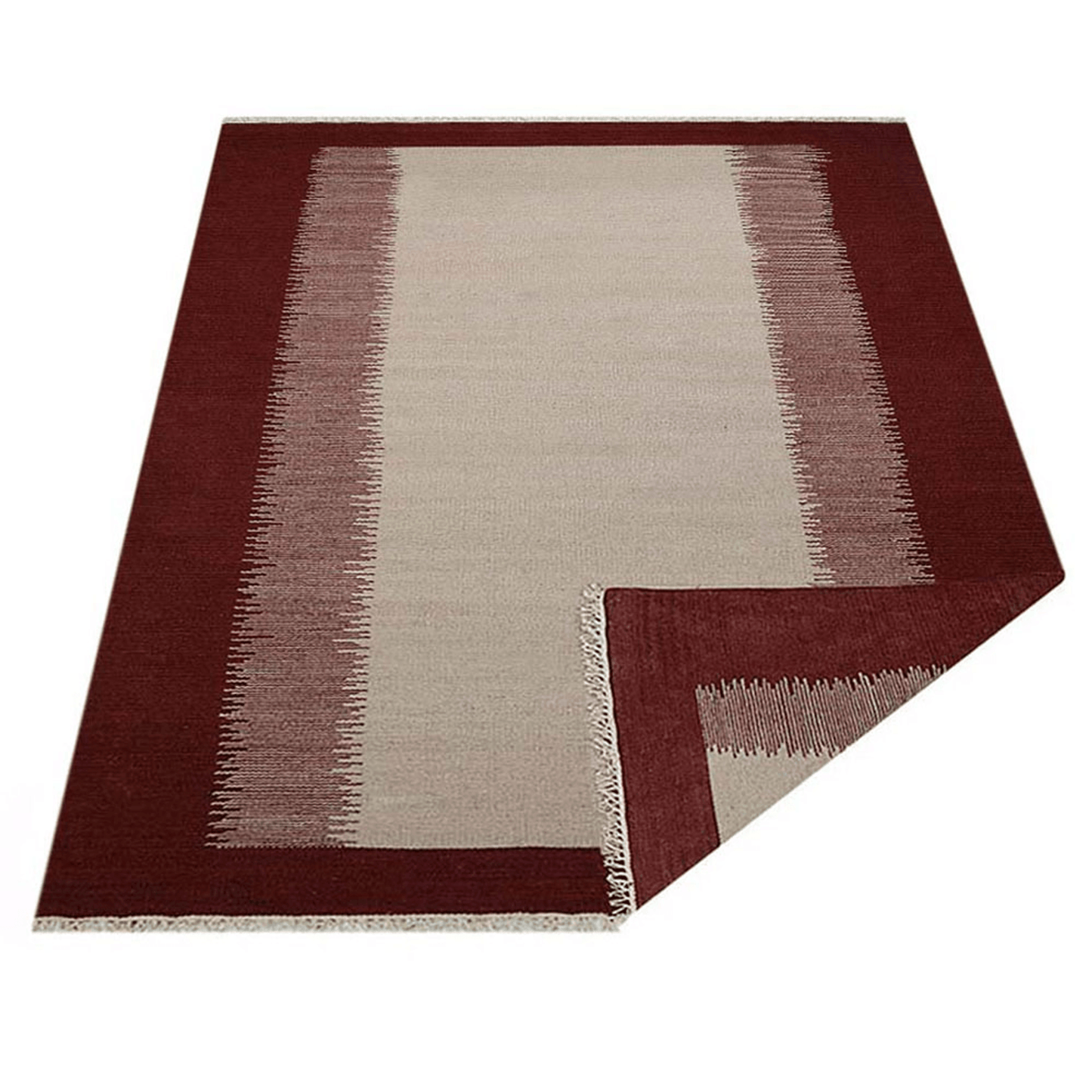 Rugsotic Carpets Hand Woven Flat Weave Kilim Wool Area Rug Contemporary