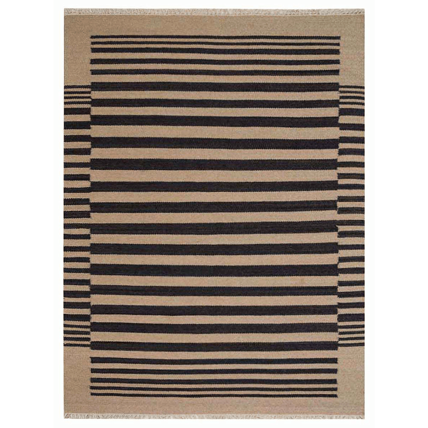 Rugsotic Carpets Hand Woven Flat Weave Kilim Wool Area Rug Contemporary