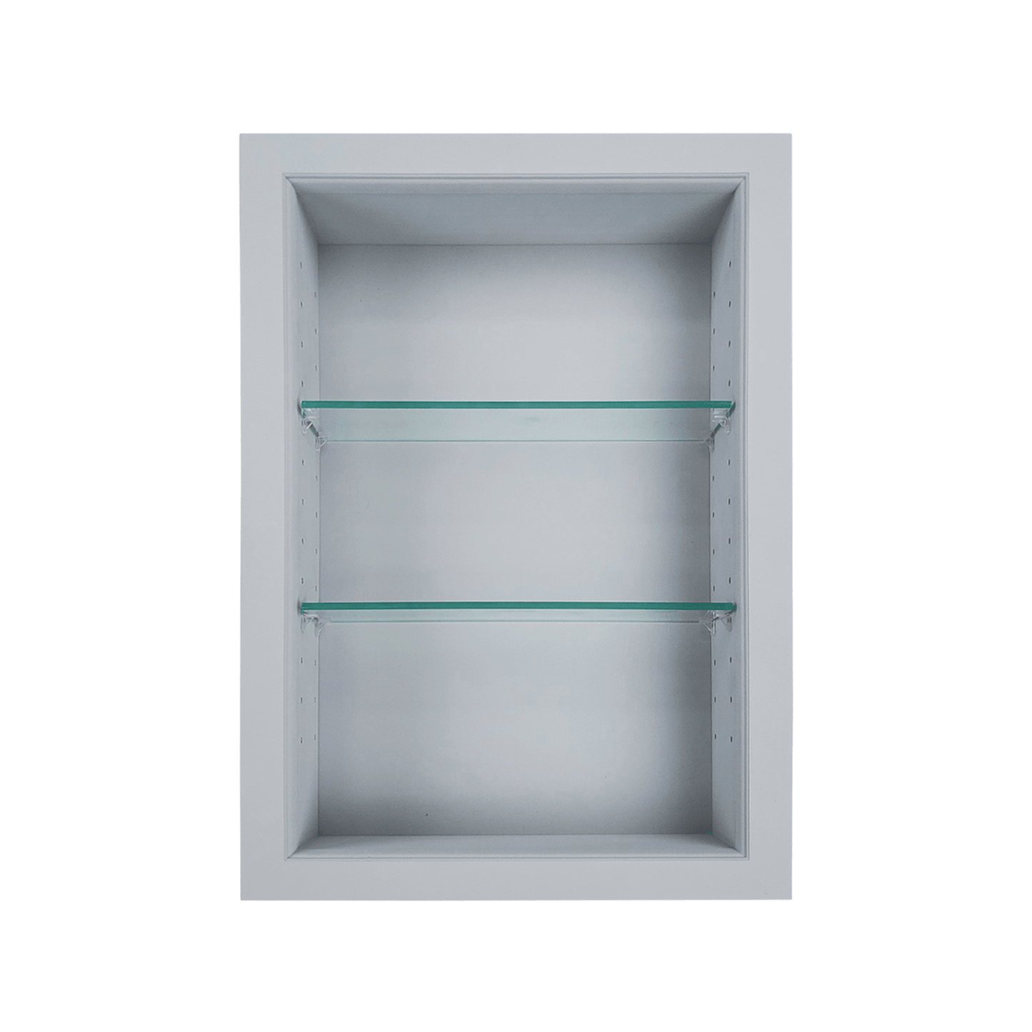 Dion Wall Recessed Niche With Adjustable Glass Shelves