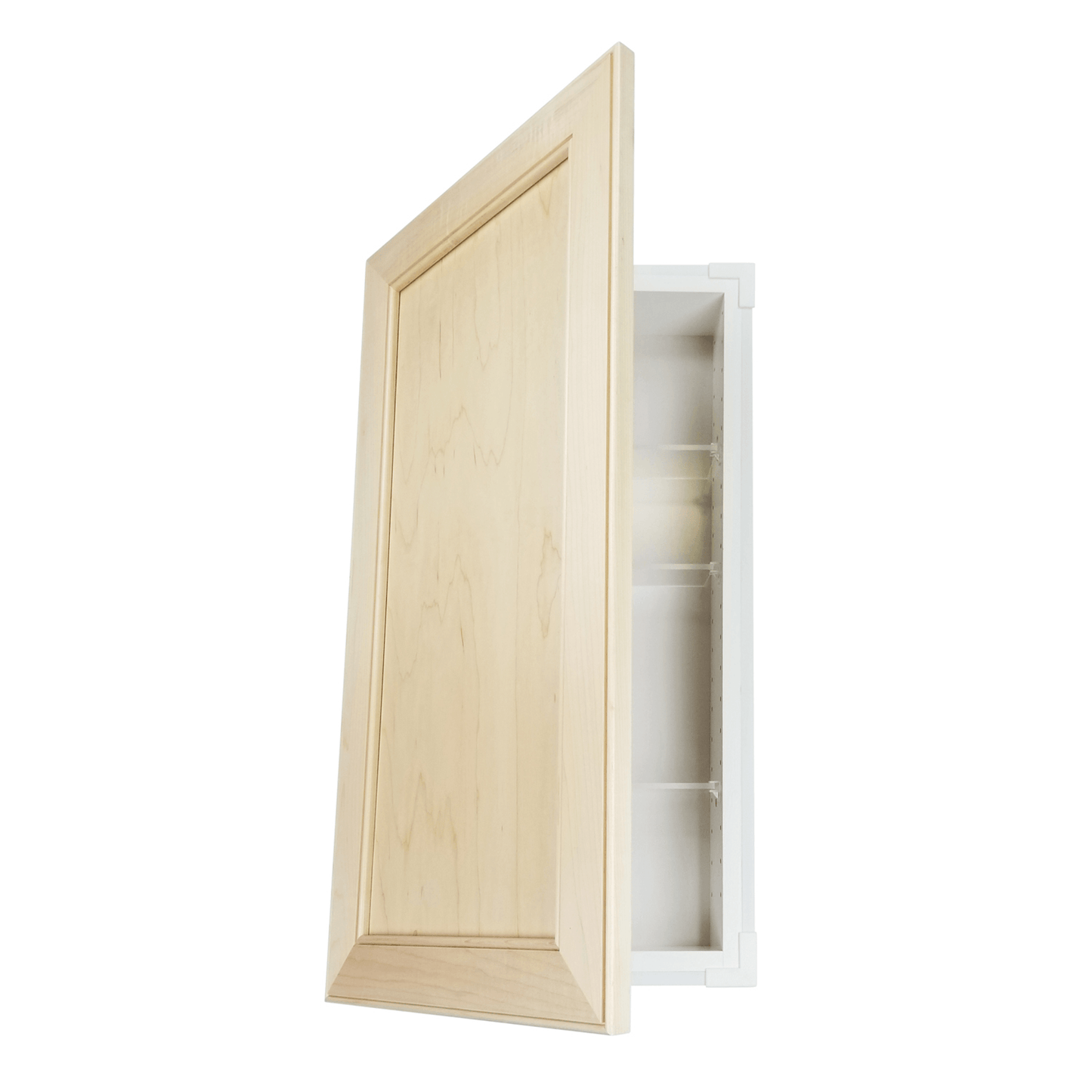 Luna Recessed Medicine Cabinet With Soft Close Door And Adjustable Shelves