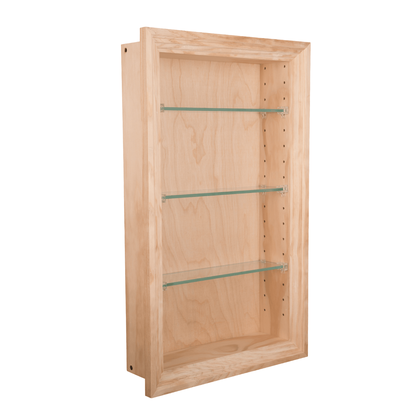 Nokomis Handcrafted Recessed Niche With Adjustable Shelves