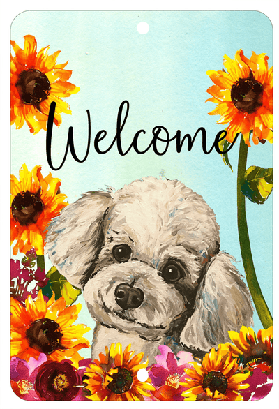 Maltese Welcome Indoor/Outdoor Aluminium Sign