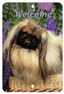 Pekingese Best Of Breed Aluminium Indoor/Outdoor Sign