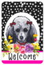 Hhs Paw Prints Welcome Indoor/Outdoor Aluminium Sign