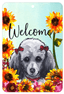 Poodle Grey Indoor/Outdoor Aluminium Sign For Dog Lovers