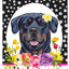 Rottweiler Paw Prints Welcome Indoor/Outdoor Sign