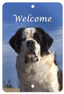 Saint Bernard Best Of Breed Aluminium Sign - Indoor/Outdoor 8"X12"