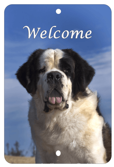 Saint Bernard Best Of Breed Aluminium Sign - Indoor/Outdoor 8"X12"