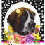 Saint Bernard Paw Prints Welcome Indoor/Outdoor Aluminum Sign