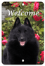 Schipperke Indoor/Outdoor Aluminium Sign - Best Of Breed 8" X 12"