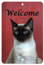 Siamese Cat Best Of Breed Aluminium Sign - Indoor/Outdoor 8" X 12"
