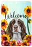 Springer Spaniel Liver Aluminium Sign - Indoor/Outdoor Decor