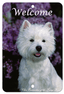 Westie Best Of Breed Aluminium Sign - Indoor/Outdoor 8" X 12"