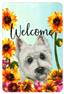 Westie Indoor/Outdoor Aluminium Sign For Dog Lovers