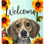 Beagle Indoor/Outdoor Aluminium Welcome Sign