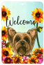 Yorkie Welcome Indoor/Outdoor Aluminium Sign