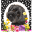 Yorkiepoo Hhs Paw Prints Welcome Aluminium Sign - 8X12 Inches