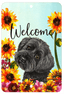 Yorkiepoo Welcome Indoor/Outdoor Aluminum Sign - Made In Usa