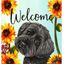 Yorkiepoo Welcome Indoor/Outdoor Aluminum Sign - Made In Usa