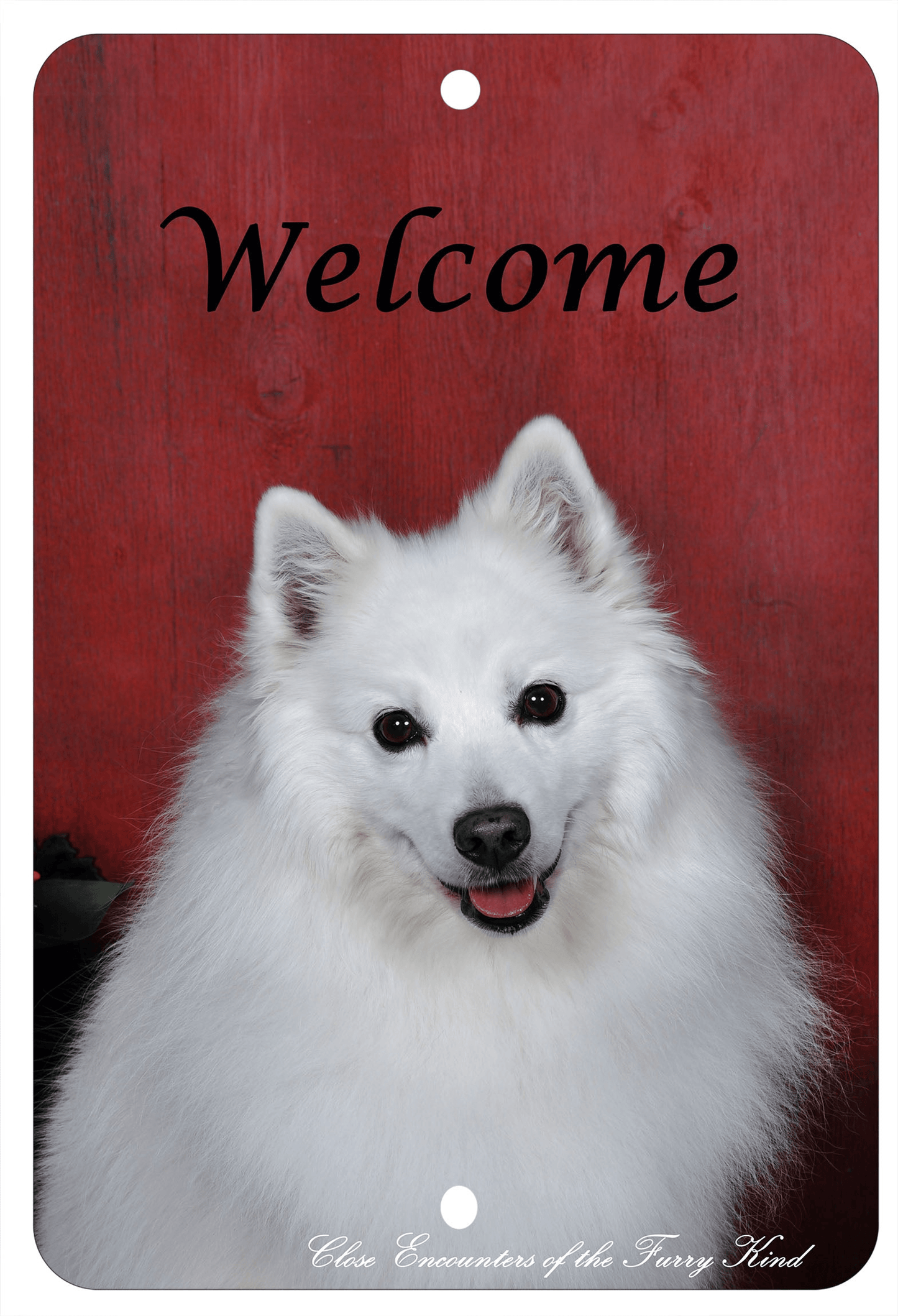 American Eskimo Best Of Breed Indoor/Outdoor Aluminium Sign