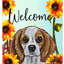 Cavalier King Charles Blenheim Welcome Indoor/Outdoor Aluminum Sign