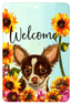 Chihuahua Welcome Indoor/Outdoor Aluminium Sign