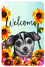 Chihuahua Black Indoor/Outdoor Aluminium Dog Sign