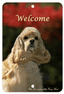 Cocker Spaniel Buff - Best Of Breed Aluminium Sign